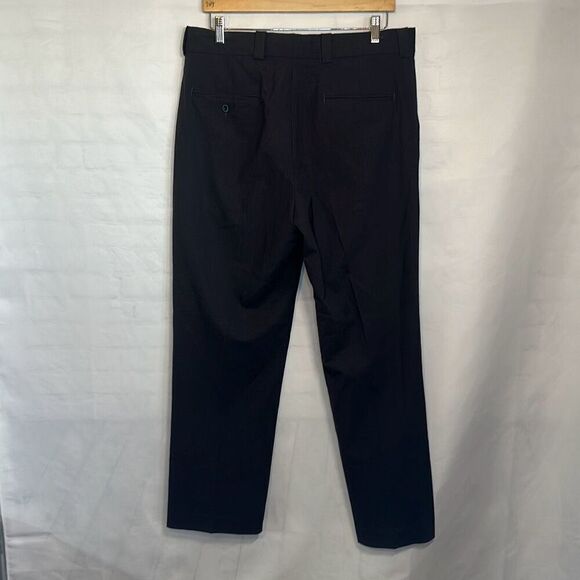 Tiger Woods Gray Dress Pants size 35x30 Flat Front 95% Wool - Picture 4 of 8
